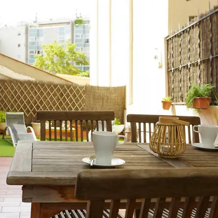 Monumental Eixample Terrace Apartment